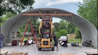 Quonset hut - full arch raising