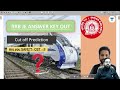 rrb je cut off prediction by shailesh sir branch wise cut off analysis