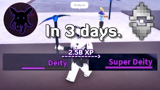 Speedran Completionist, Super Deity \u0026 Valhalum Pickaxe in 3 days in Roblox Azure Mines