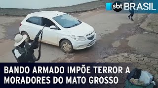 Bando armado impõe terror a moradores do Mato Grosso | SBT Brasil (10/04/23)