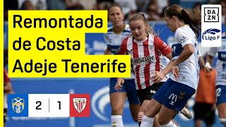 Costa Adeje Tenerife vs Athletic Club (2-1) | Resumen y goles | Highlights Liga F