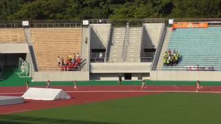 愛知県高等学校新人体育大会　名北支部予選　女子4×400mR　タイムレース第2組　2016/9/10