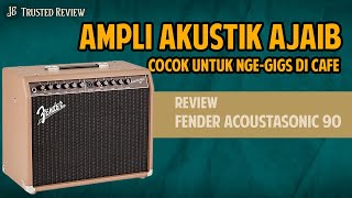 AMPLI AKUSTIK AJAIB BUAT NGEGIGS DI CAFE!! Review Fender Acoustasonic 90 Amps