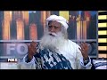 sadhguru explains namaste meaning to two ladies at an interview in new york