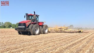 45ft Humdinger CHAIN DISC HARROW \u0026 Case IH 420 STEIGER Tractor