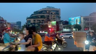 Vietnam交通状況 in Hanoi 休日編 激闘激戦通り 20231028