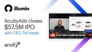 AcuityAds' Co-Founder \u0026 CEO Tal Hayek Discusses Closing US$57.5 Million Initial Public Offering