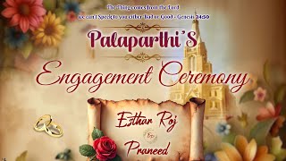 We wholeheartedly invite you to celebrate the engagement of our daughter, Esthar Roj, with Praneed