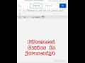 javascript  : Fibonacci Series in javascript | #javascript | program #shortsvideo