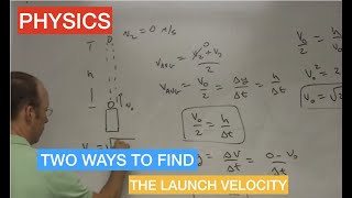 Finding the initial velocity for a launched ball