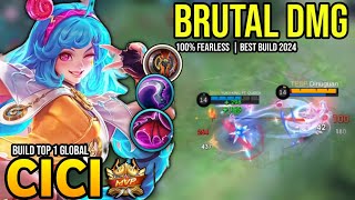 CICI BEST BUILD 2024 | BUILD TOP GLOBAL CICI GAMEPLAY | MOBILE LEGENDS✓