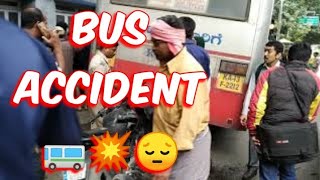 Bus accident bangalore, Rajajinagar | KSRTC BUS ACCIDENT IN BANGALORE