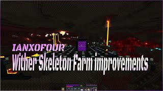 IANXOFOUR Instant Wither Skeleton Farm improvements