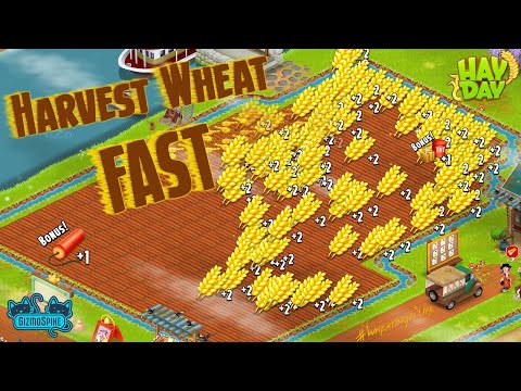 Hay Day: ¡Cómo cosechar trigo RÁPIDO! ¡¡Método de cosecha rápida EXPLICADO!!