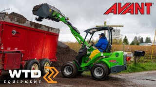 Demoing the AVANT 528 with Bow Hill Blueberries  - WTD Equipment