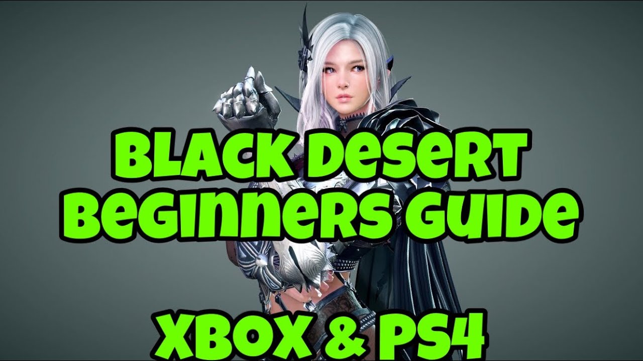 Black Desert Online Beginners Guide Basics Part 1 Youtube