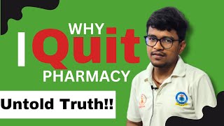 Pharmacy: The Untold Truth | Revealing My Personal Pharmacy Experience Exposed:Why I Quit Pharmacy