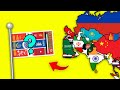 All Asian Countries in One Flag | Flag Animation