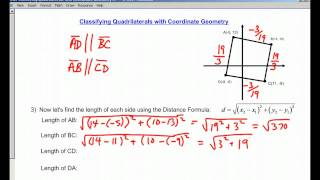 Classifying Quadrilaterals with Coordinate Geometry