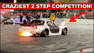 CRAZIEST 2 Step Competition Ever! RX-7 vs Supra vs Skyline GTR R32 vs R35 vs Mus