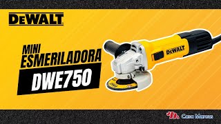 Miniesmeriladora angular 4 ½” DWE750 DeWalt