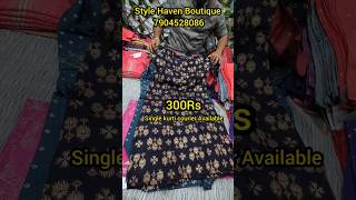 Branded Kurtis in Bangalore - Single urti courier available