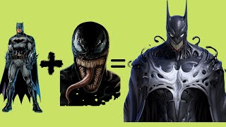Venom Fusion with Marvel And DC Superheroes | Superhero Fusion | Then And Now