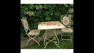 Shabby chic garden furniture ideas