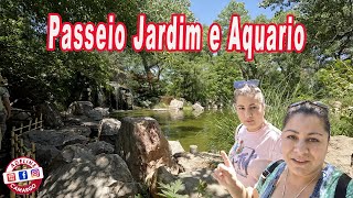 Fizemos um passeio incrível pelo jardim botânico e aquário de Albuquerque NM