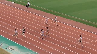 2022国体長崎県予選　成年女子100m決勝