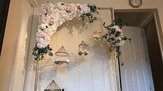 DIY- Floral Swag DIY- Floral Arch