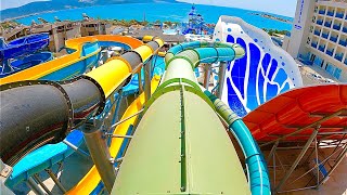 Water Slides at Maxeria Blue Didyma Hotel