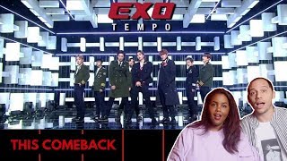 EXO (엑소) - TEMPO (템포) + 닿은 순간 (Ooh La La La) LIVE MUSIC BANK REACTION (EXO REACTION)