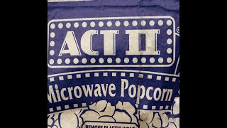 Act II Microwave Popcorn (Cole Vargas, FTV101)