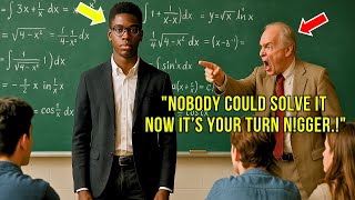 CALCULUS PROFESSOR Gave a PROBLEM Nobody Could Solve—But Black Student Cracked It Instantly!