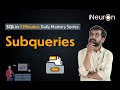 Subqueries in SQL | SQL Tutorial