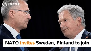 NATO invites Sweden, Finland to join