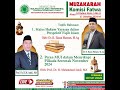 Muzakarah Rutin Bulanan Bidang/Komisi Fatwa Majelis Ulama Indonesia Provinsi Sumatera Utara