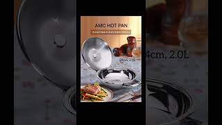 24cm Hot Pan , 2.0L #oilfreecooking #cookware #pan #stainlesssteel