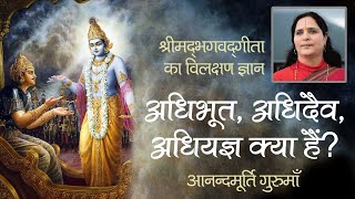 अधिभूत, अधिदैव, अधियज्ञ क्या हैं? आनन्दमूर्ति गुरुमाँ | Shrimad Bhagavad Gita | Anandmurti Gurumaa