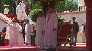Le roi du Maroc Mohammed VI arrive pour la fête du Trône | AFP Images