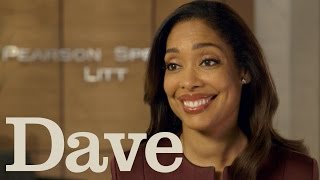 Gina Torres Rapid Fire Questions | Suits Season 5 | Dave