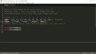 Python Programming Series (Lists 3): Functions