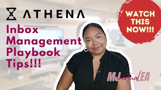 Athena Inbox Management Playbook Tips 2023!