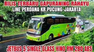 Kejutan Di Akhir Tahun Rilis Terbaru Gapuraning Rahayu Jetbus 5 Single Glass Hino RM 280 ABS