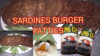 SARDINES BURGER PATTIES