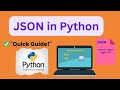 🐍 Working with JSON in Python – Beginner-Friendly Demo