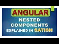 #angular Angular | How to create a nested component in Angular | How to use nested component Angular