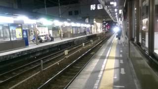 名鉄東岡崎駅 3150系 3152F新塗装 回送 通過