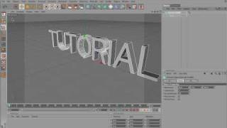 Cinema 4D-Text Explosion Tutorial
